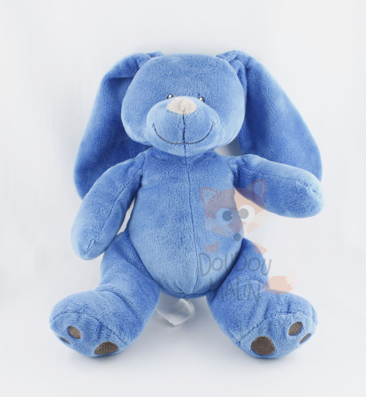  baby comforter rabbit blue 